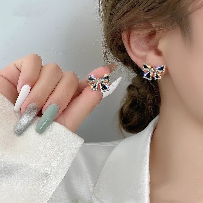 Heart Bow Earrings