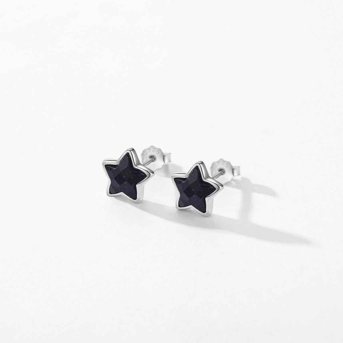 Lavendy Midnight Star Stud Earrings