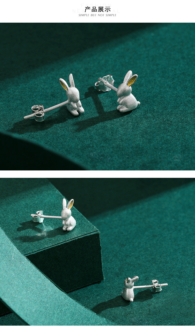Lavendy Bunny Studs