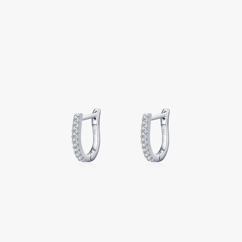 Lavendy Pavé Mini Hoops