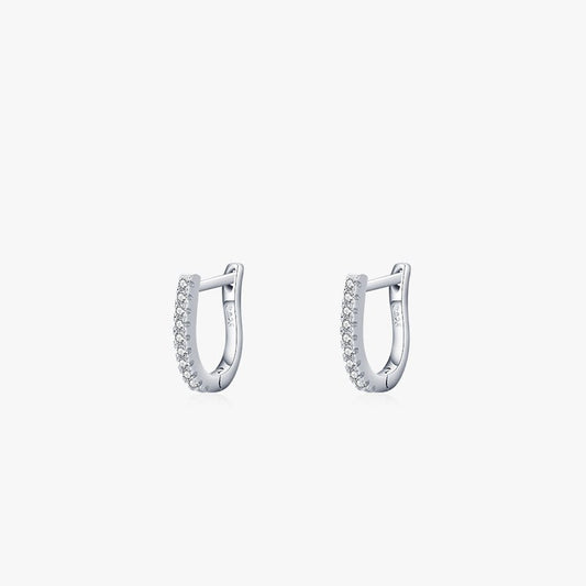 Lavendy Pavé Mini Hoops