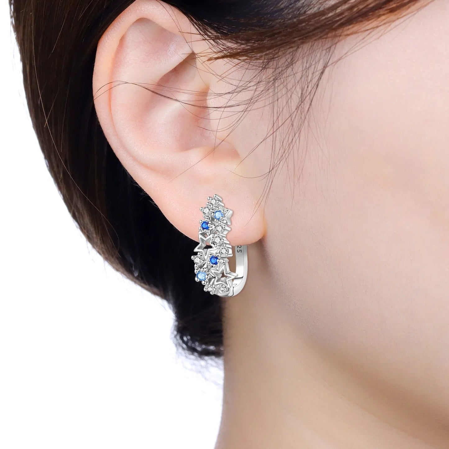 Blue Star River Earrings Women