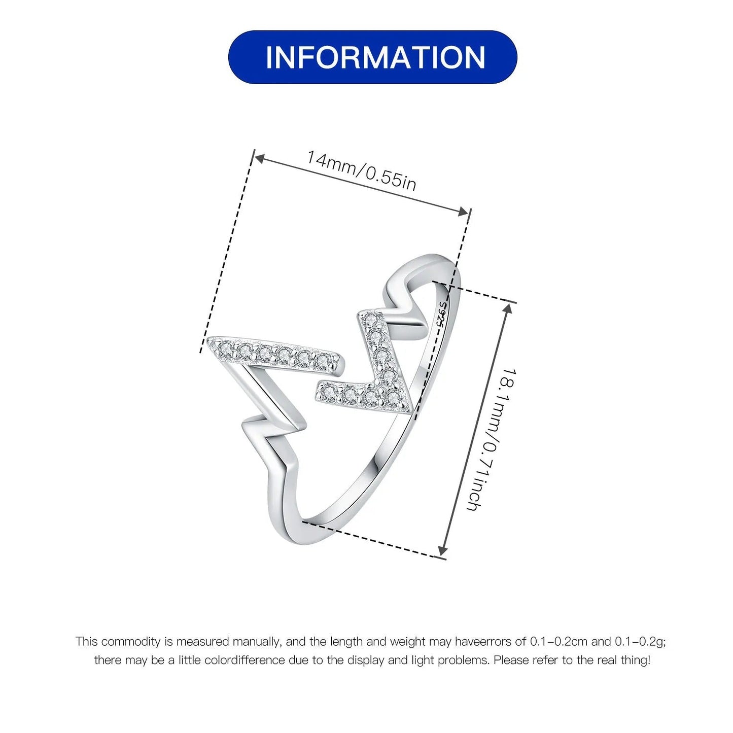 Irregular Design Opening Ring